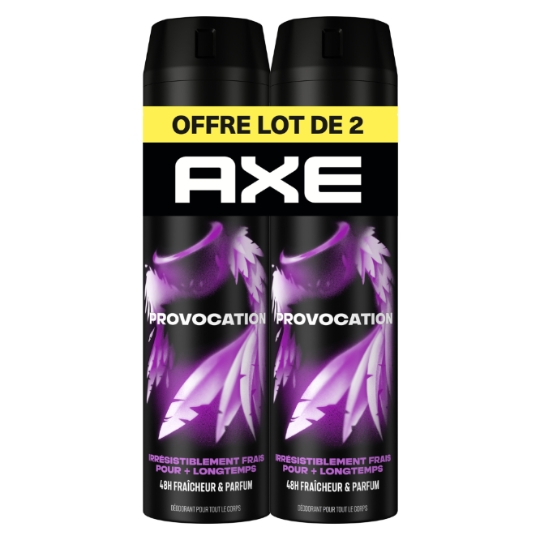Déodorant spray Homme 48h Fraîcheur Parfum Provocation AXE