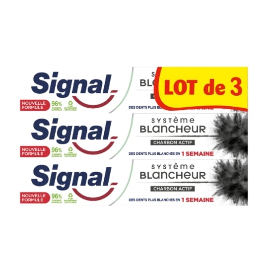 Dentifrice Charbon Actif Système Blancheur SIGNAL