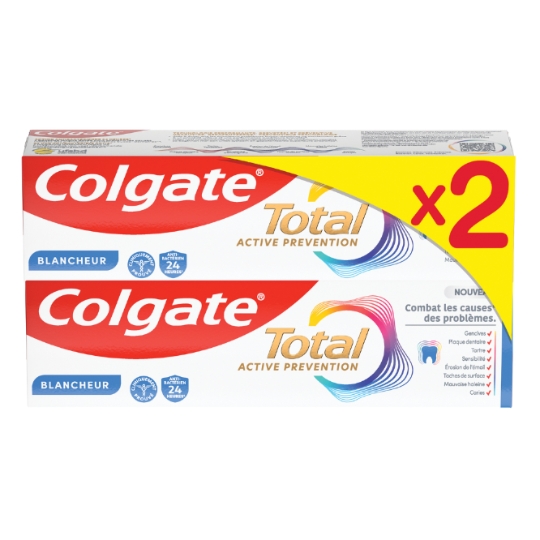 Dentifrice Active Prévention Blancheur COLGATE