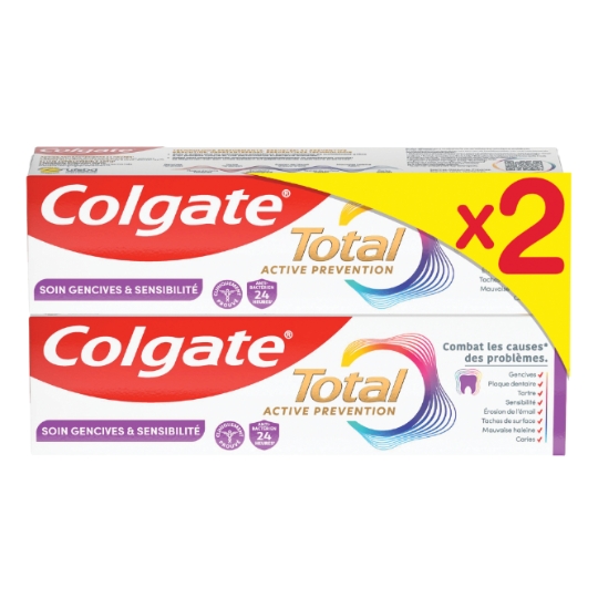 Dentifrice Total Active Prévention Soin Gencives & Sensibilité COLGATE
