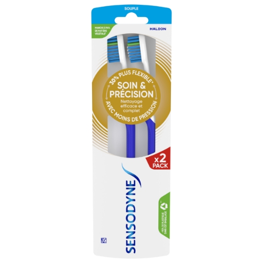 Brosse à Dents Souple Soin et Précision SENSODYNE