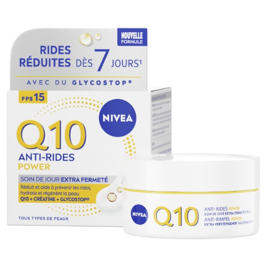 Crème Jour Visage Extra Fermeté Anti-rides Q10 Power Spf15 NIVEA