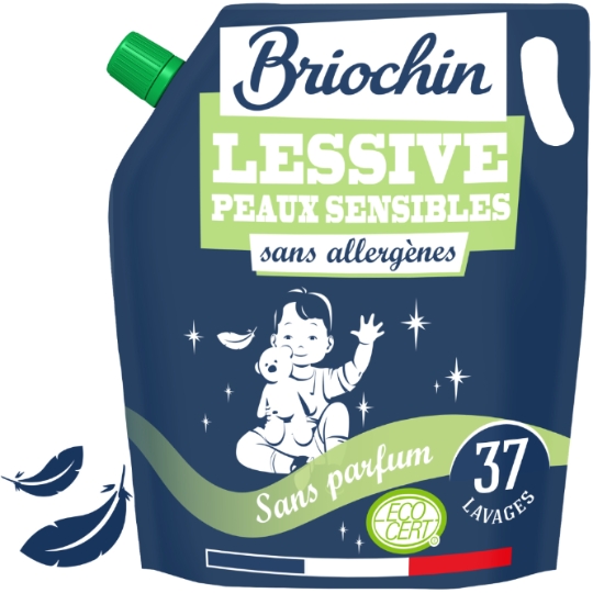 Lessive liquide Peaux Sensibles Sans Parfum BRIOCHIN