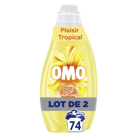 Lessive Liquide Plaisir Tropical Freesia Litchi OMO