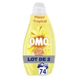 Lessive Liquide Plaisir Tropical Freesia Litchi OMO