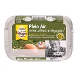 L'OEUF DE NOS VILLAGES Oeufs de poules élevées en plein air