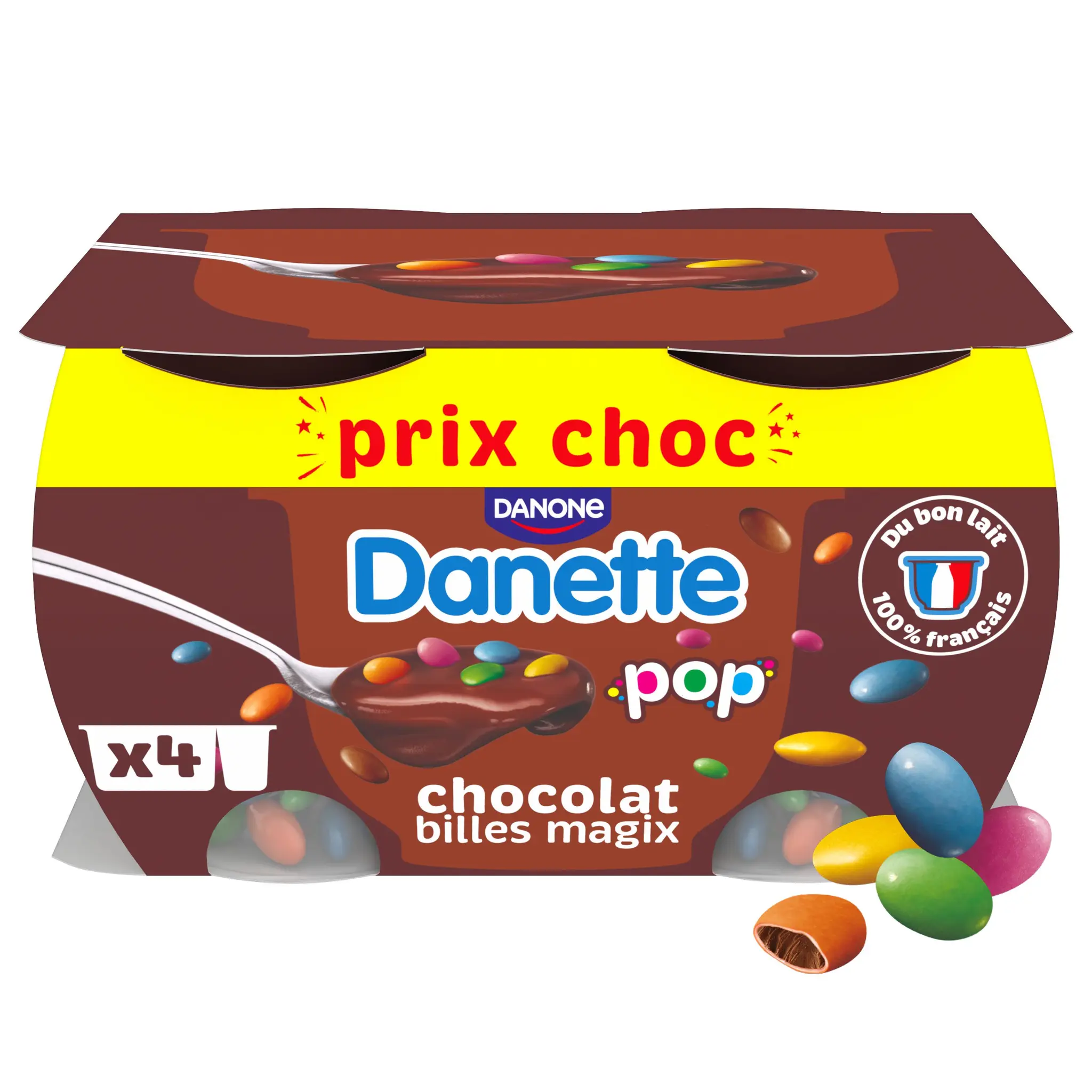 DANETTE POP - Crème dessert chocolat