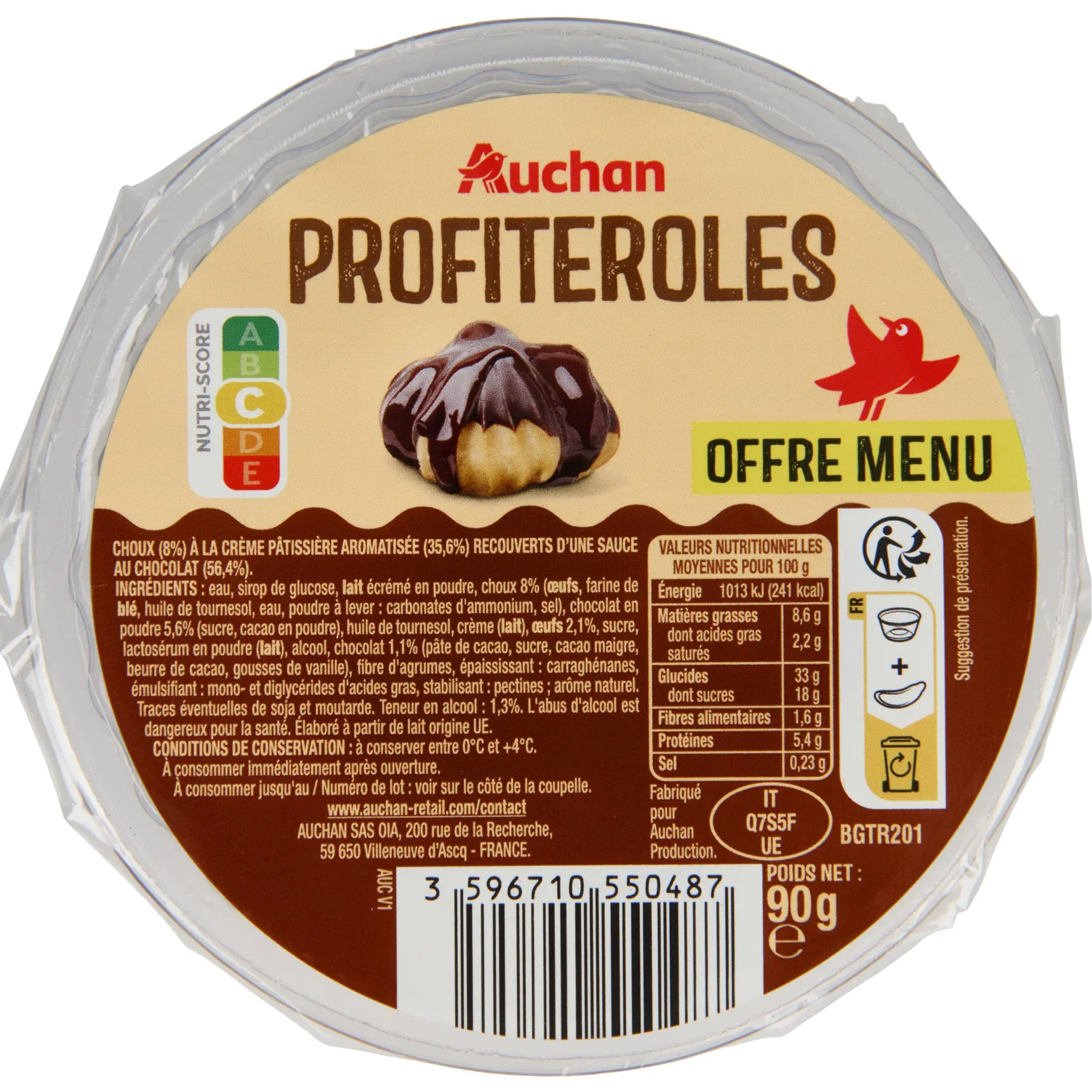 AUCHAN Profiteroles