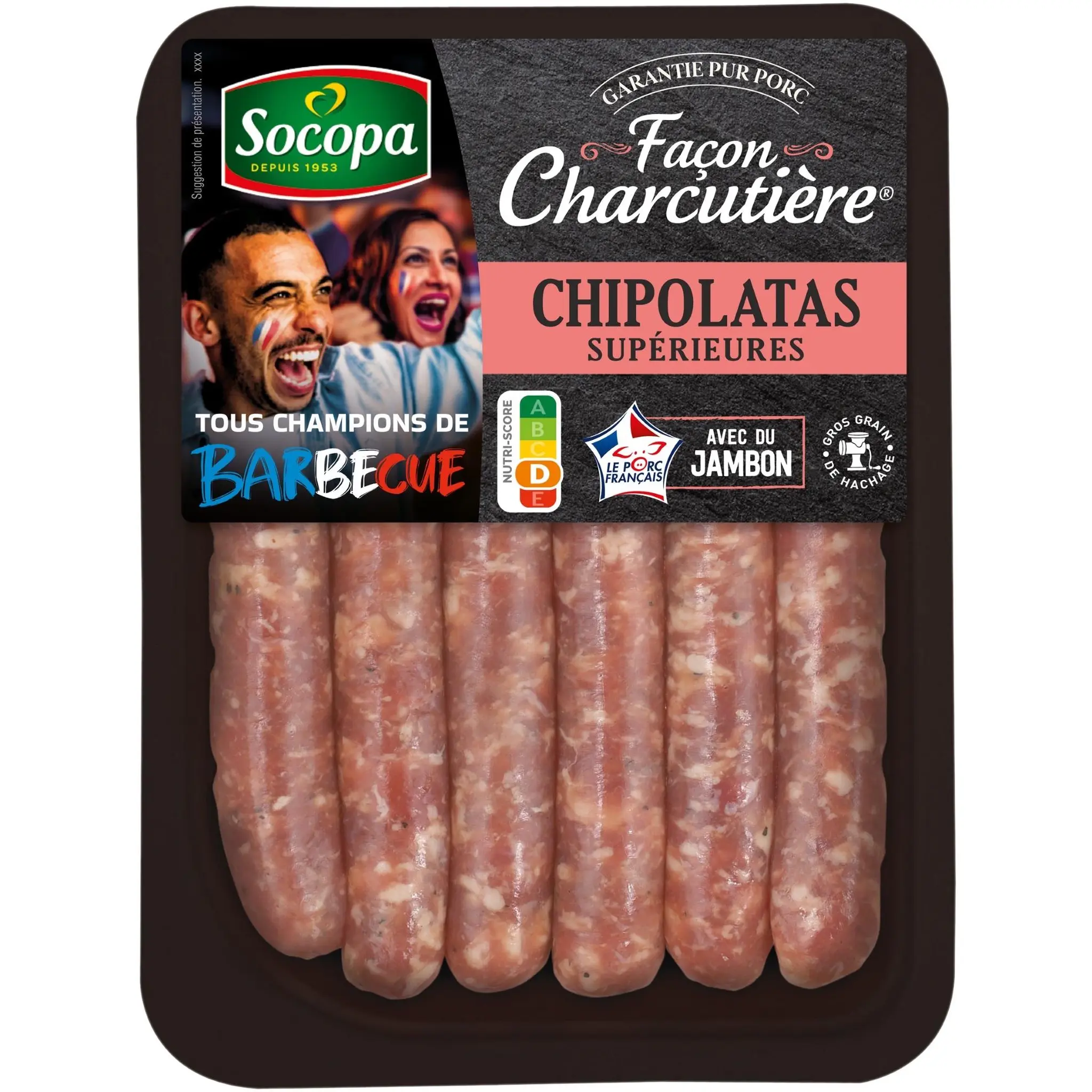 SOCOPA Chipolatas supérieures façon charcutière