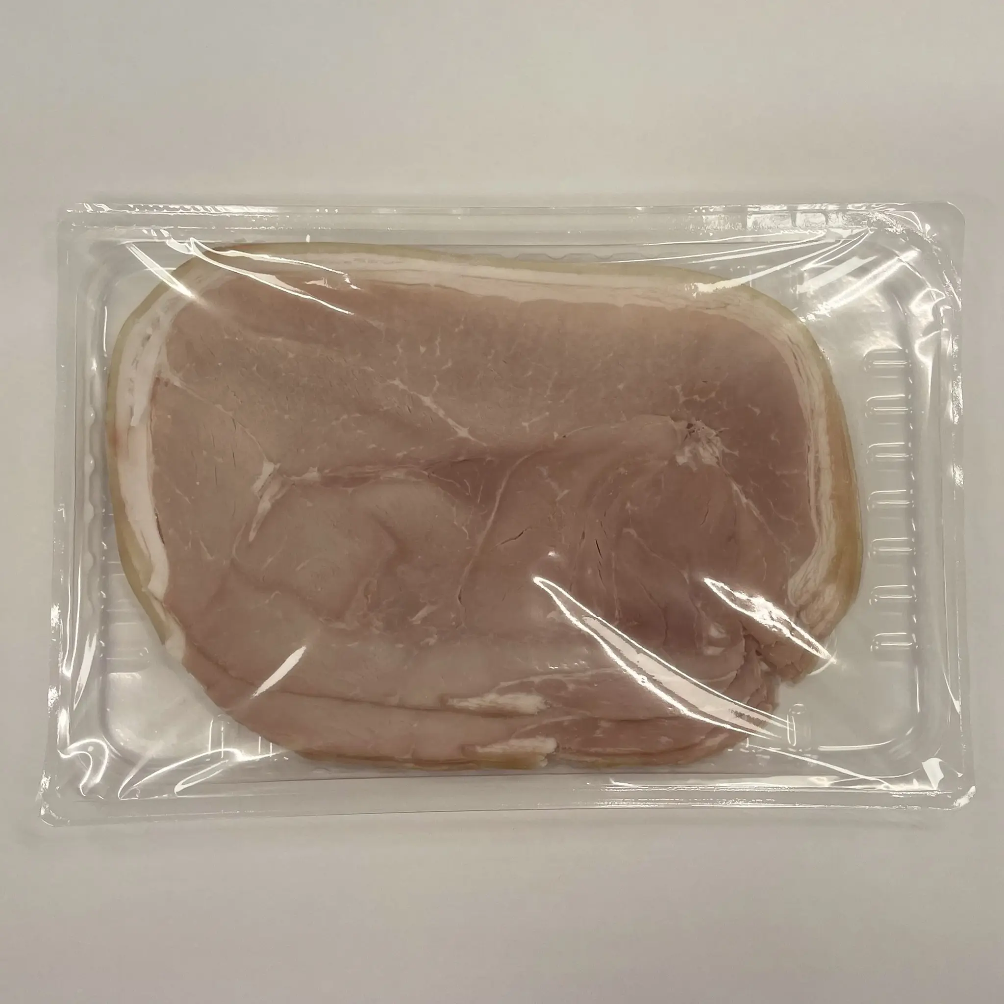 AUCHAN LE CHARCUTIER Jambon cuit supérieur avec couenne sans nitrite