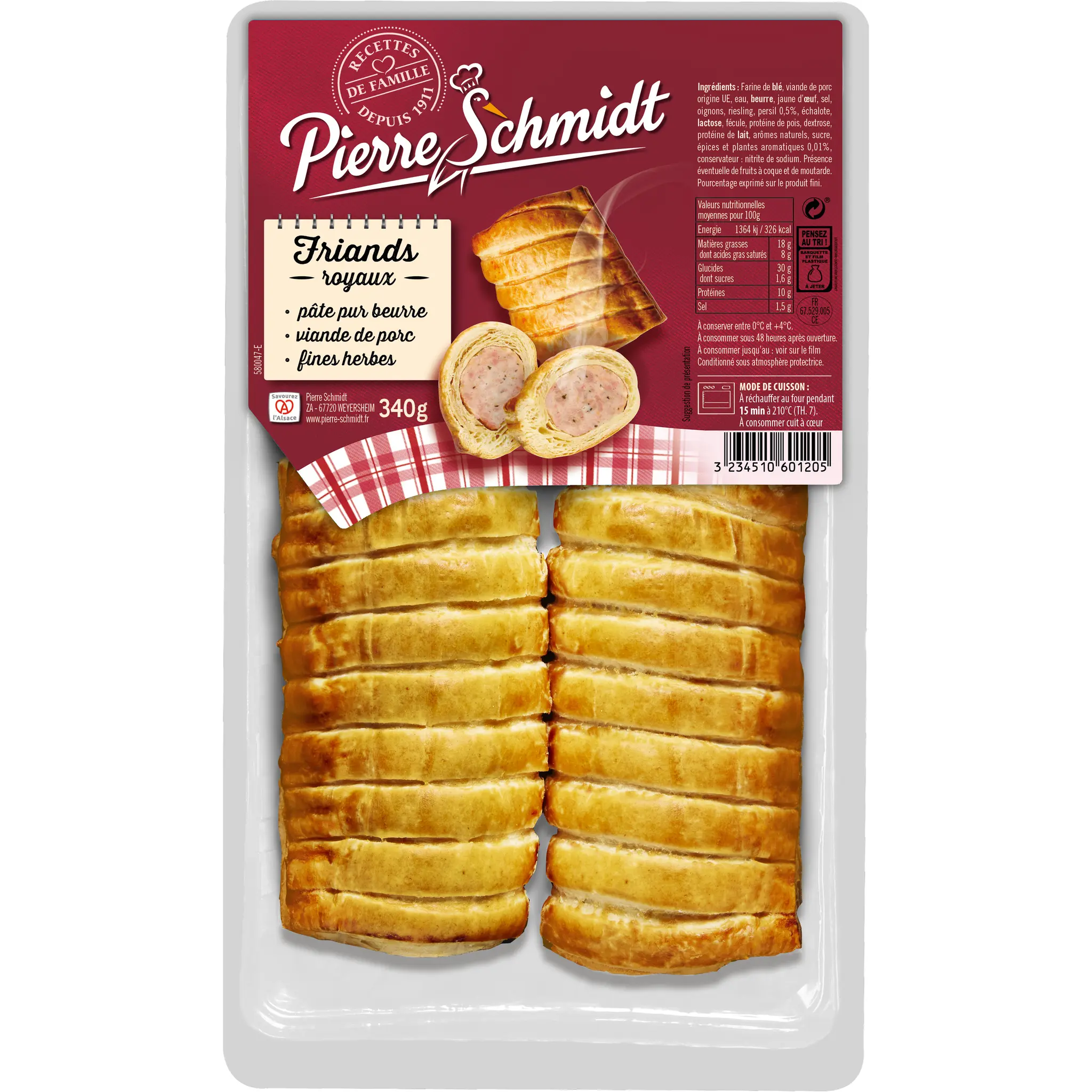 PIERRE SCHMIDT Friands Royaux