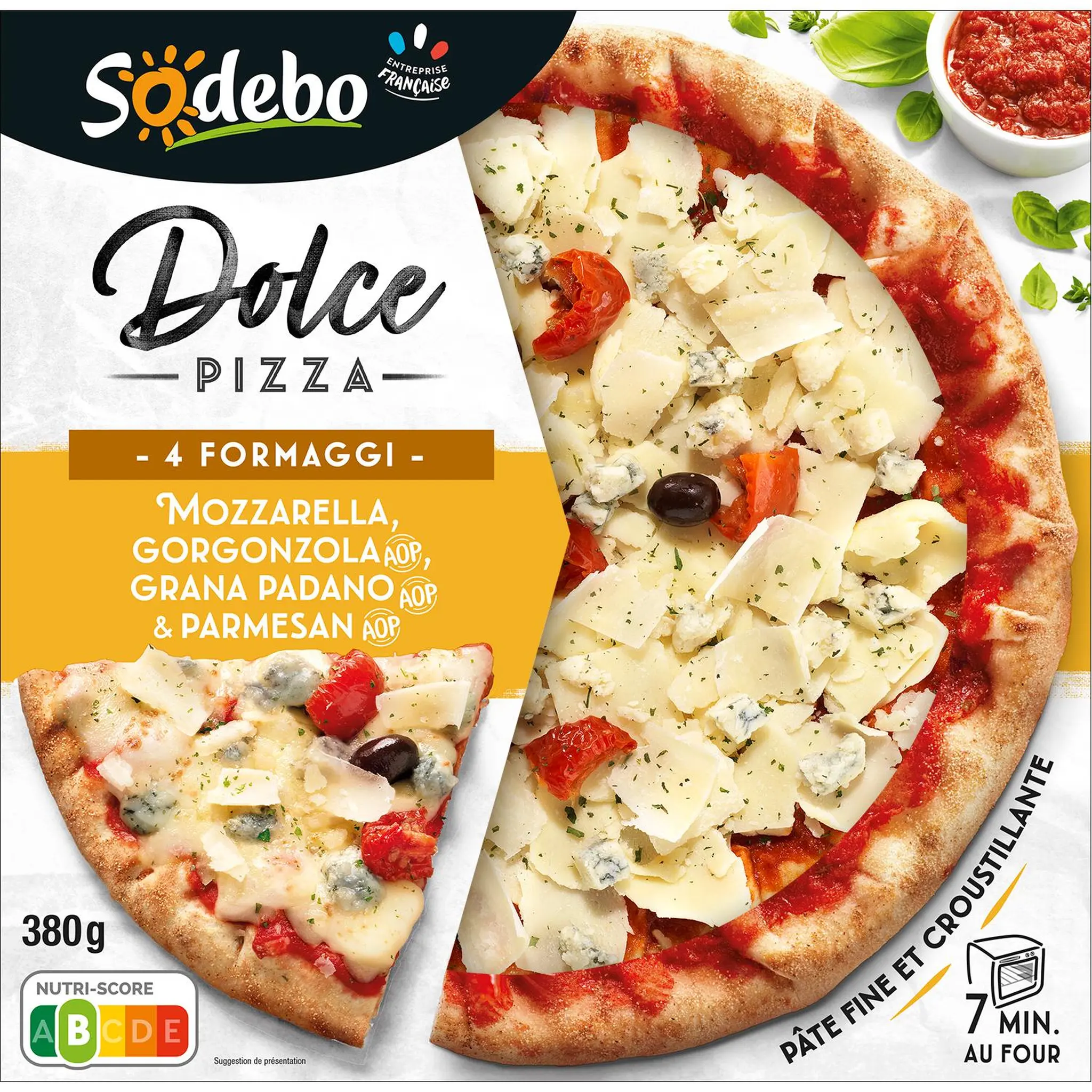 SODEBO Pizza Dolce 4 fromages