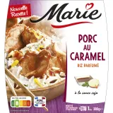 MARIE Porc caramel et riz parfumé relevé à la sauce nuoc-mâm