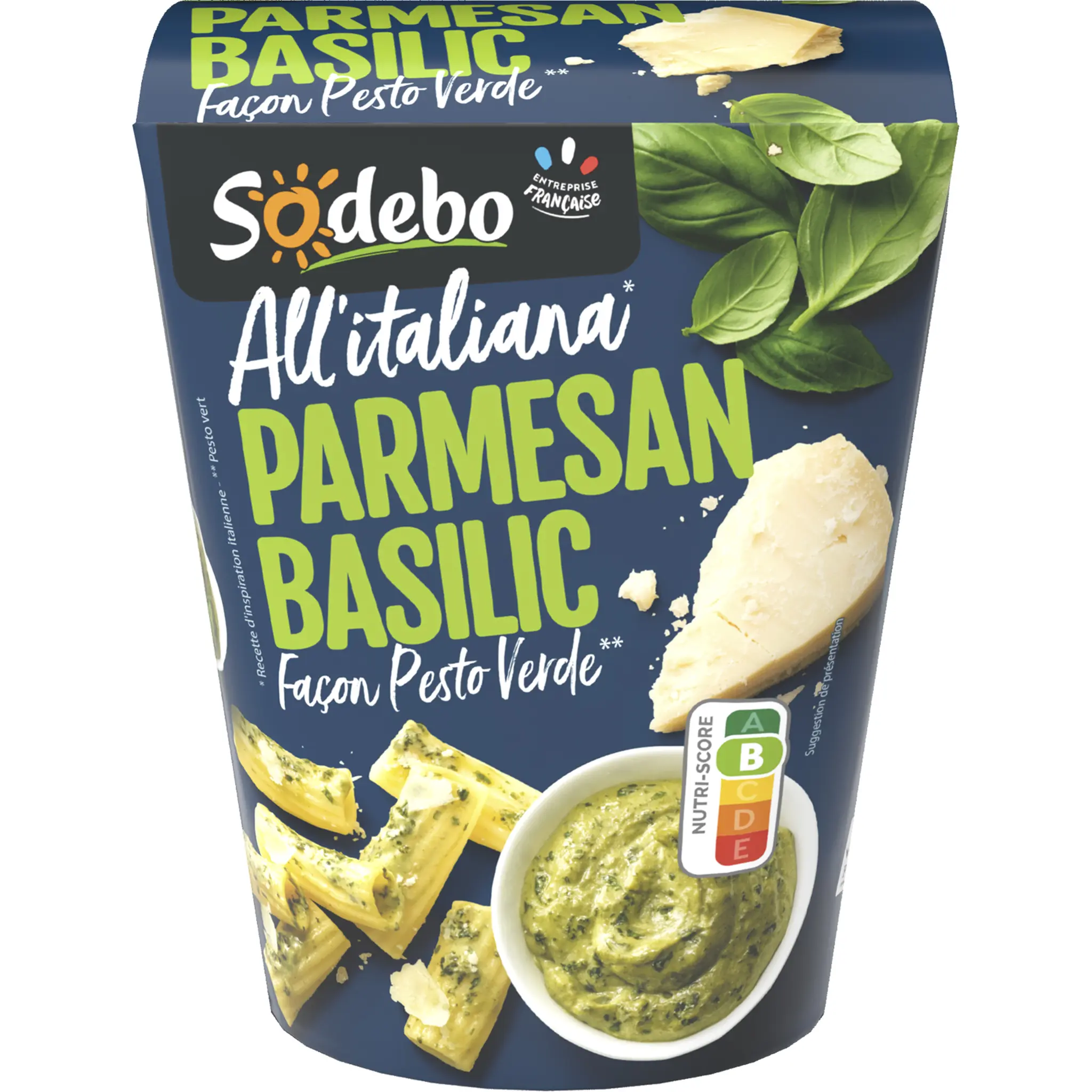 SODEBO Pasta box all'italiana parmesan basilic façon pesto verde