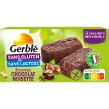 GERBLE Brownies chocolat noisette sans gluten sachets