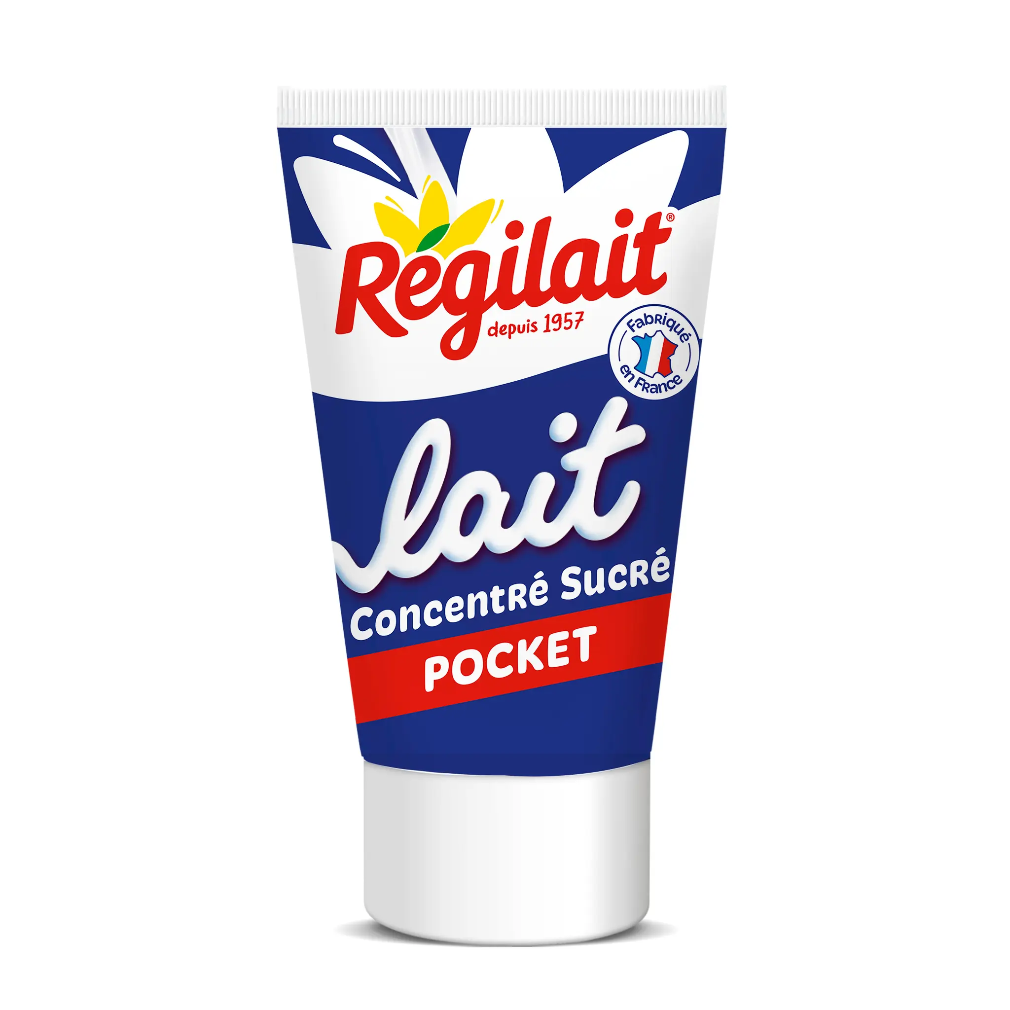 REGILAIT Lait concentré sucré en tube pocket
