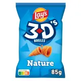 LAY'S Biscuits soufflés 3D's bugles goût nature
