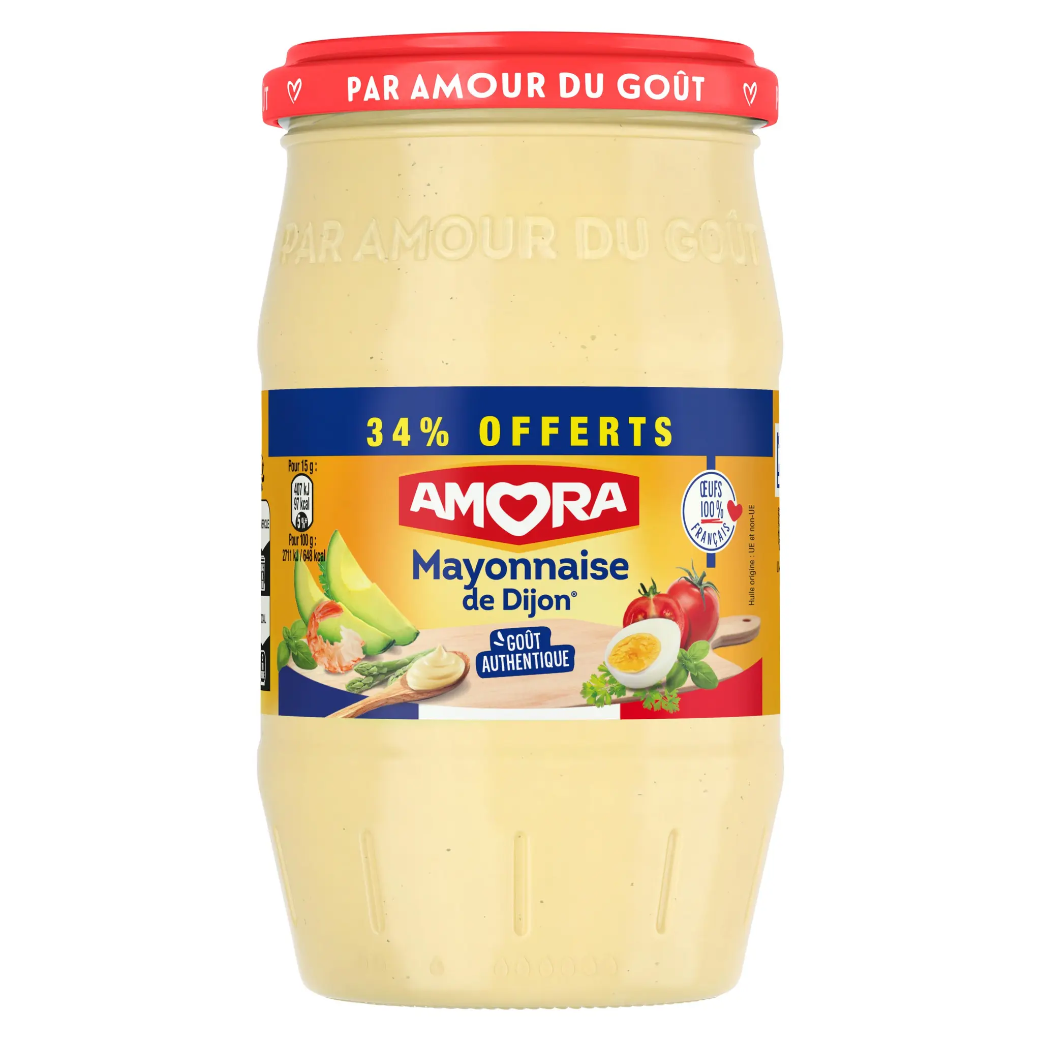 AMORA Mayonnaise de Dijon bocal
