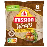MISSION Wraps au blé complet