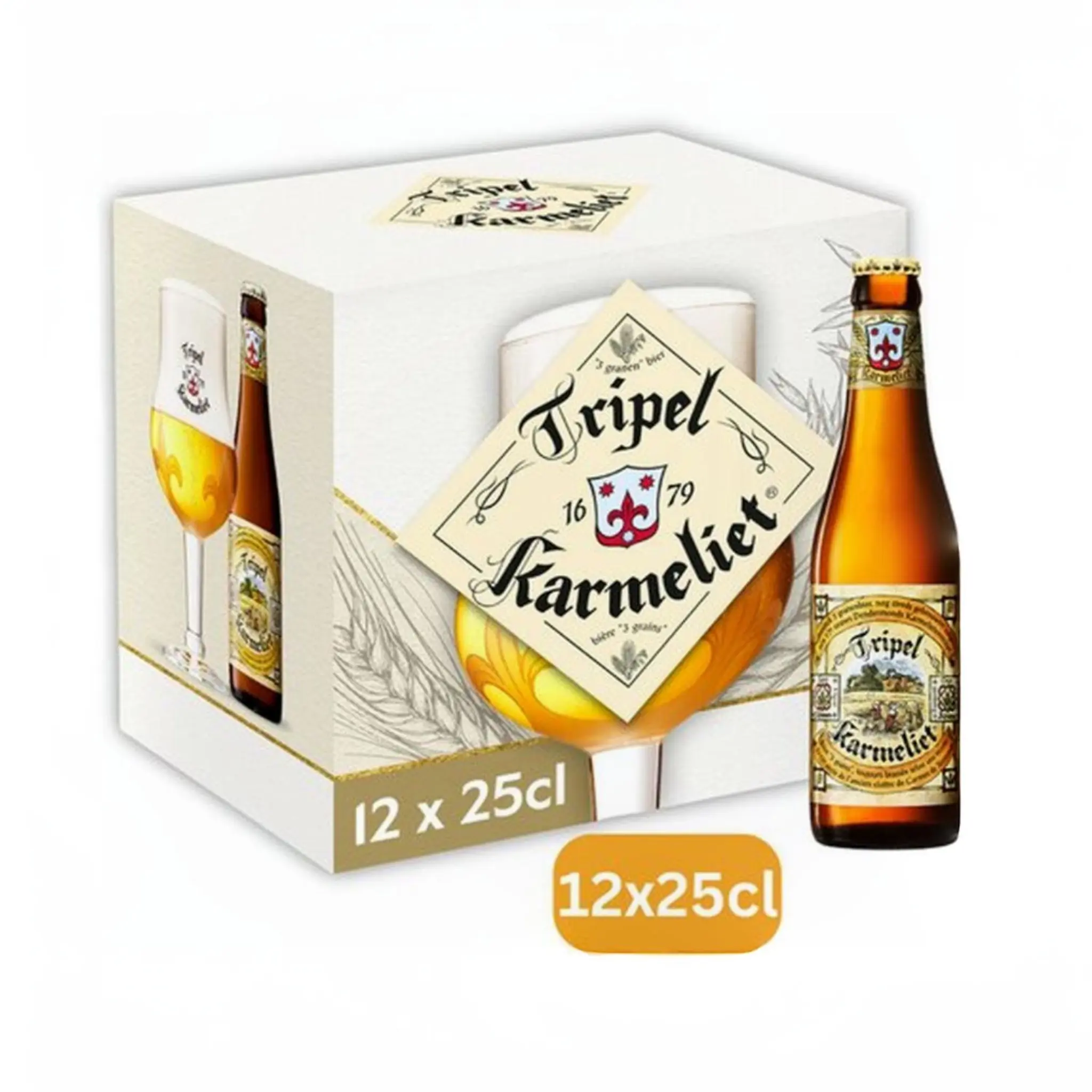 KARMELIET Bière blonde triple 8.4% pack bouteilles