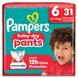 PAMPERS Baby Dry couches-culottes taille 6 (13-19kg)