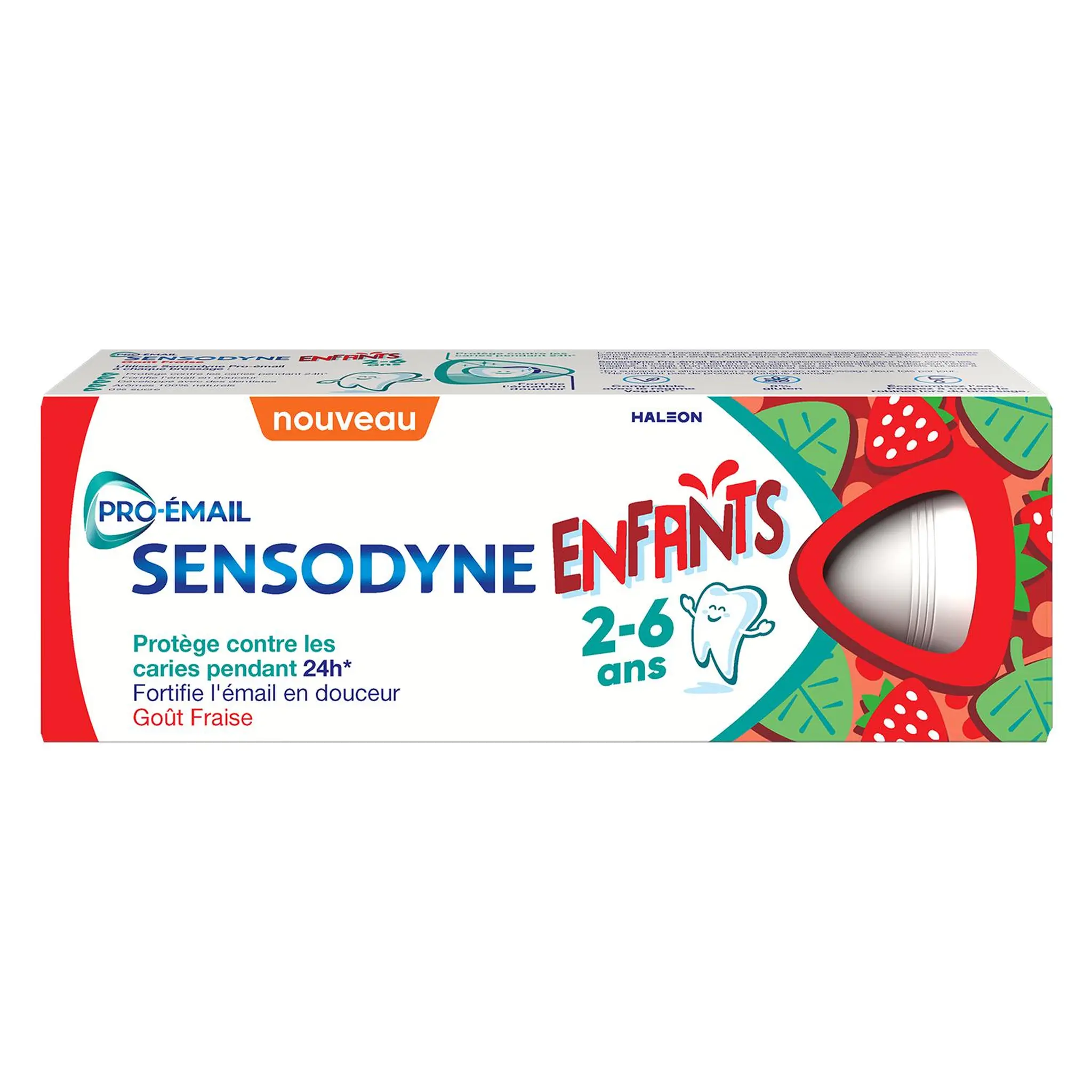 SENSODYNE Dentifrice enfant 2-6 ans anti-caries goût fraise