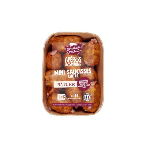 Domaine Picard Mini saucisses cuites natures 140g