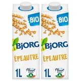 Bjorg Epeautre sans sucres ajoutés Boisson Végétale Bio, Lot de 2x1L