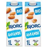 Bjorg Lait d'Amande Boisson Végétale Bio, Lot de 2x1L