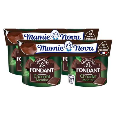 Mamie Nova Gourmand chocolat menthe, Lot de 2 - 2x150g