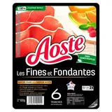 Aoste Jambon Sec Traditionnel Tranches Fines & Fondantes, 6 tranches - 100g