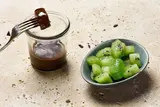 Dés de kiwis & ganache chocolat, Frichti (120 g)
