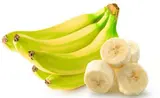Lot de 5 banane tournantes verte BIO (1 main) (calibre moyen), Ghana
