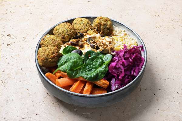 Bowl vegan de falafels & houmous, Frichti (420 g)