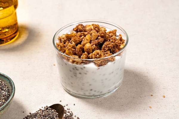 Fromage blanc coco chia & granola maison, Frichti (150 g)