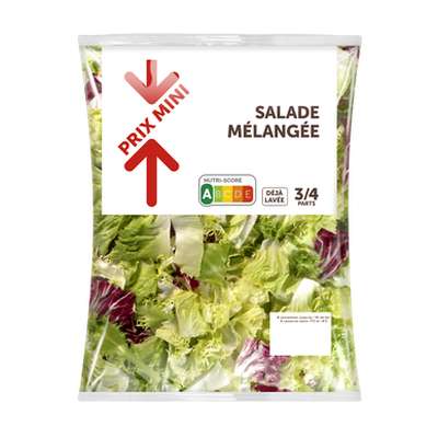 Salade mélangée, Prix Mini (250 g)