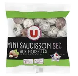 Mini saucisson sec aux noisettes, U (130 g)