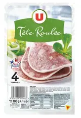 Tête roulée, U (4 tranches, 180 g)