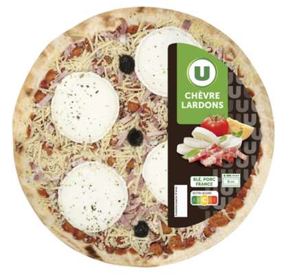 Pizza Chèvre Lardons, U (450 g)