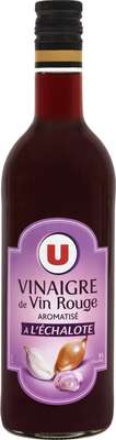 Vinaigre de vin rouge à l'échalote 6°, U (75 cl)