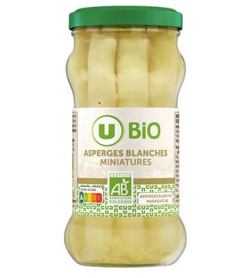 Asperges blanches miniatures, U BIO (110 g)