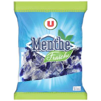 Bonbons pastilles à la menthe fraîche, U (340 g)
