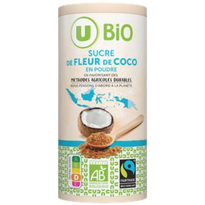 Sucre de fleur de coco en poudre BIO, U (250 g)