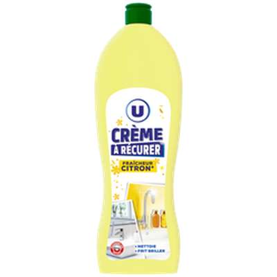 Crème à récurer fraîcheur citron, U (750 ml)