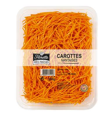 Carottés nantaises râpées, Florette (350 g)