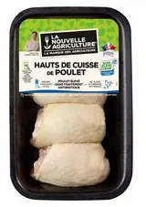 Hauts de cuisse de poulet, La Nouvelle Agriculture (x 4, 500 g)