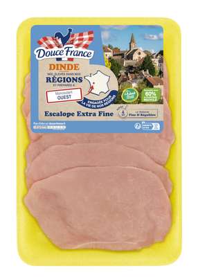 Escalopes de dinde extra fines, Douce France (x 6, 600 g)