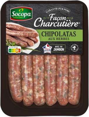 Chipolatas aux herbes façon Charcutière, Socopa (x 6)