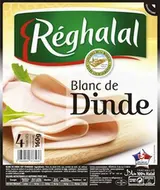 Blanc de dinde halal, Reghalal (4 tranches, 160 g)