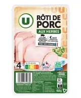 Rôti de porc aux herbes, U (x 4, 160 g)